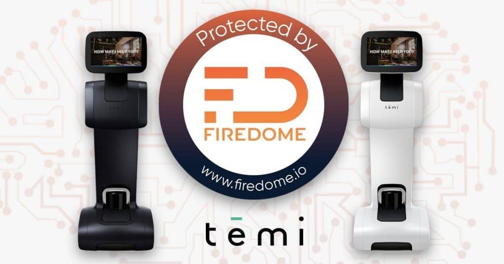 Temi's Smart Robots Will be Protected by Firedome
